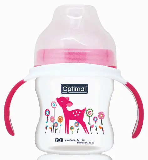 Extra Wide Neck Feeding Bottle With Handle 150ml