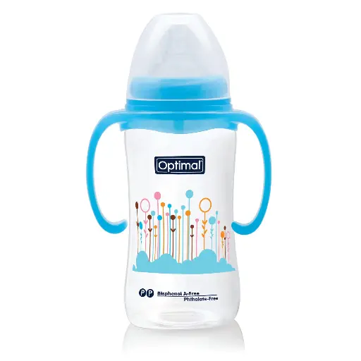 Wide Neck Feeding Bottle With Handle 300ml