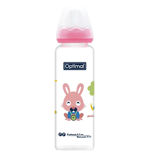 GLASS FEEDING BOTTLE 240ML
