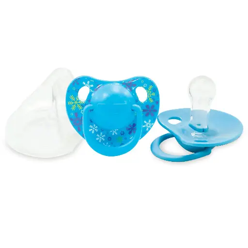 Round Nipple Silicone Pacifier 0+