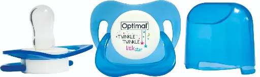 Round Nipple Silicone Pacifier 6+