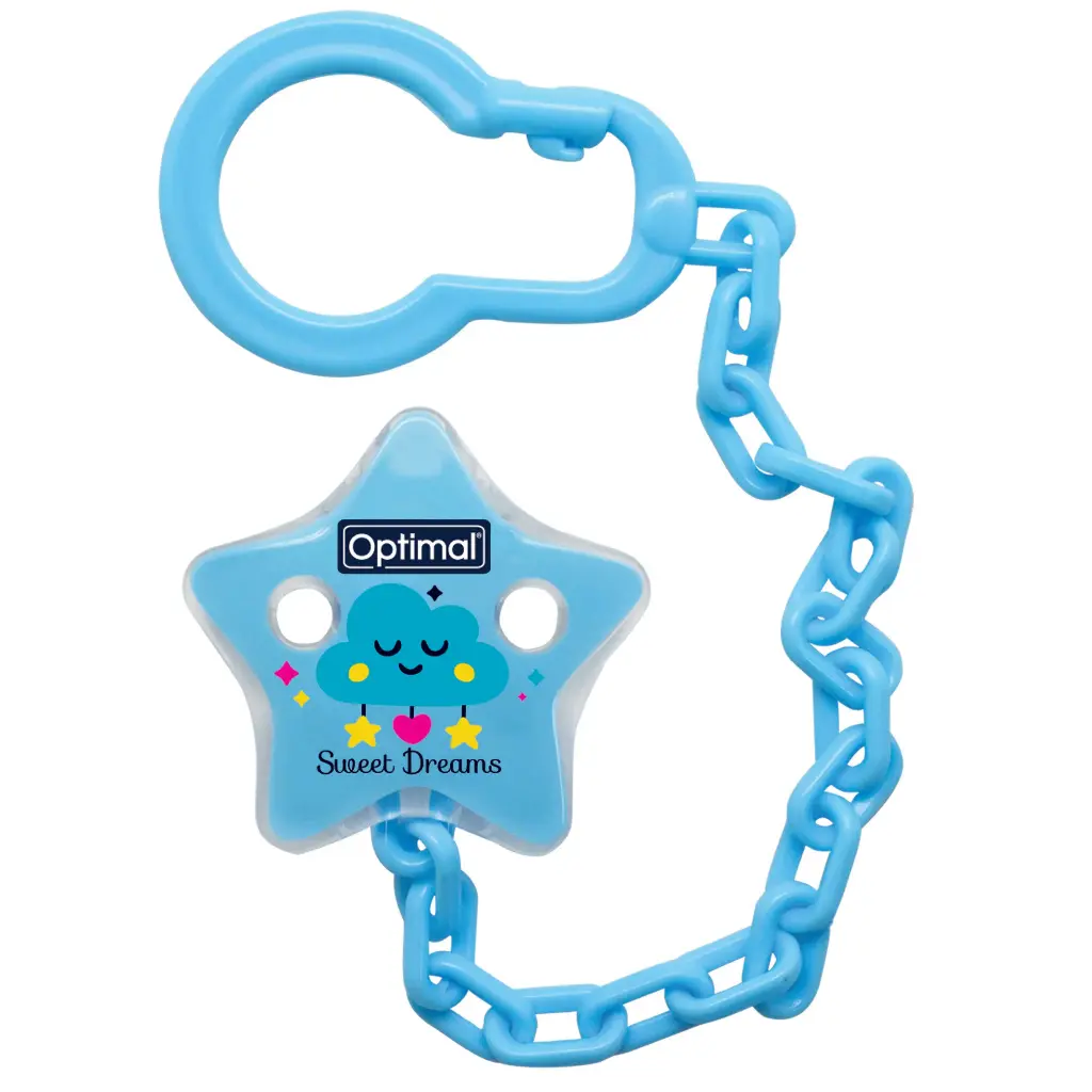 Pacifier Holder With Plastic Clip