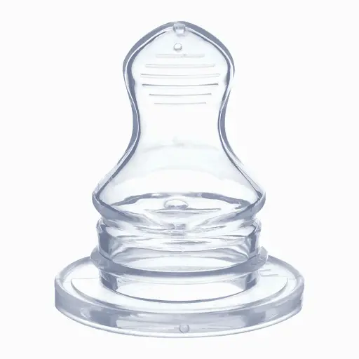 [05020414] Narrow Neck Orthodontic Silicone Nipple 6+(2Pcs)