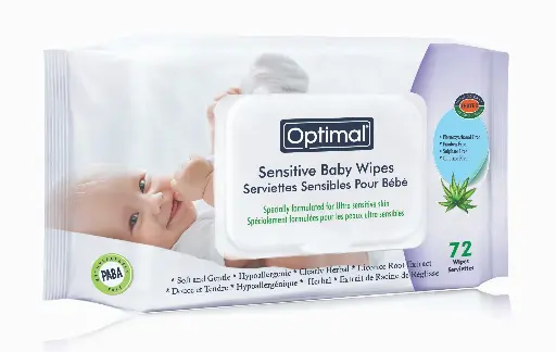 [05010305] Baby Wipes With Plastic Lid Hypoallergenic