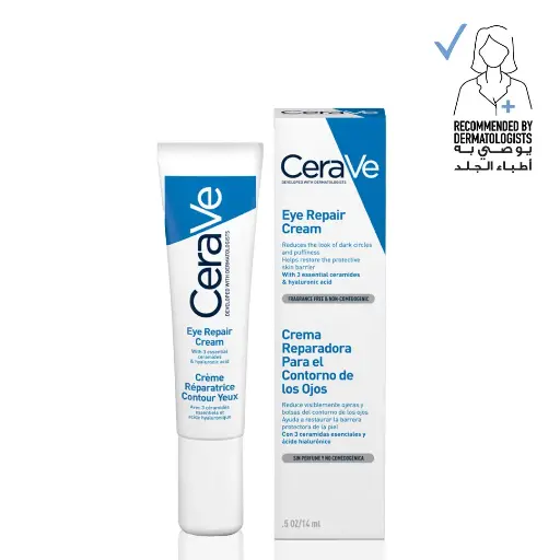 [01050207] Cerave Eye Repair Cream for Dark Circles and Puffiness with Hyaluronic Acid 14Ml