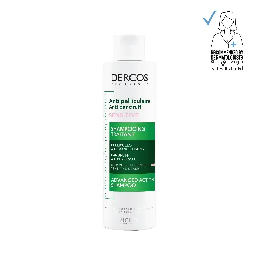 [03010207] Vichy Dercos Anti Dandruff Shampoo for Sensitive Scalp 200ml