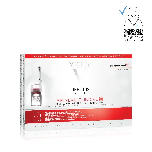 Vichy Dercos Aminexil Clinical 5 Anti-Hair Fall Treatment Doses 6 ml