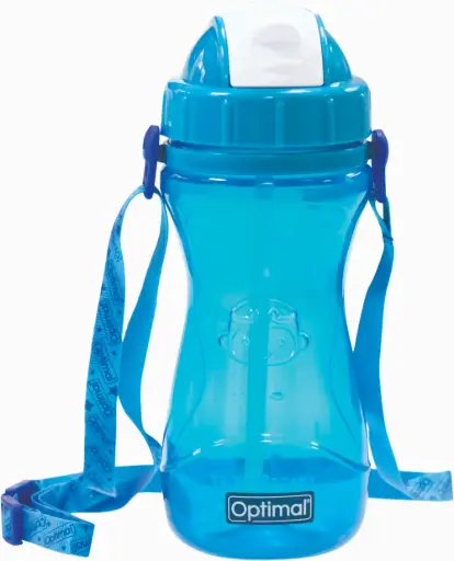 Silicone Straw Bottle 500ml