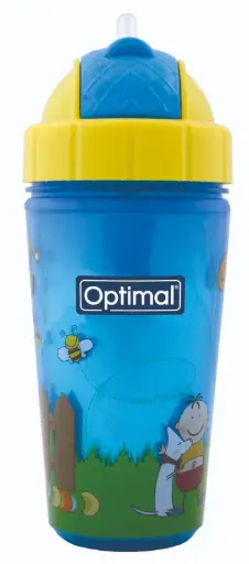 [05020215] Optimal Soft Spout Sippy Cup 350ml- BLUE 