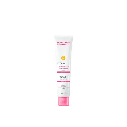 [01050177] TOPICREM HYDRA+ PROTECTIVE DAY CREAM SPF50 40ML