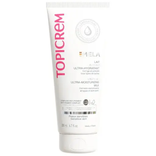 [01080124] TOPICREM MELA LIGHTENING ULTRA-MOISTURIZING MILK 200ML