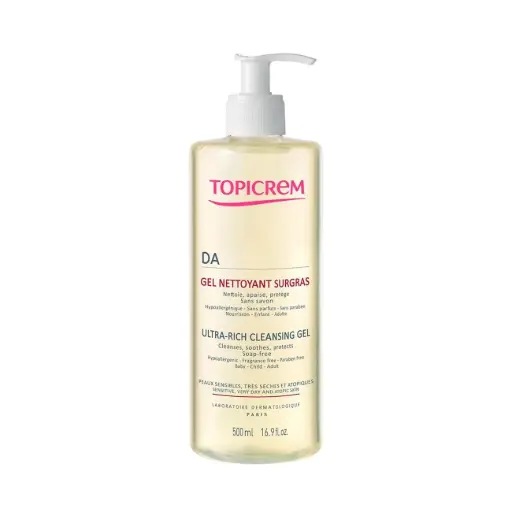 [01040163] TOPICREM DA ULTRA-RICH CLEANSING GEL 500ML