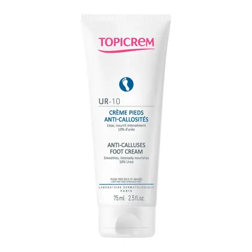 [01050860] TOPICREM UR-10 ANTI-CALLUSES FOOT CREAM 75ML
