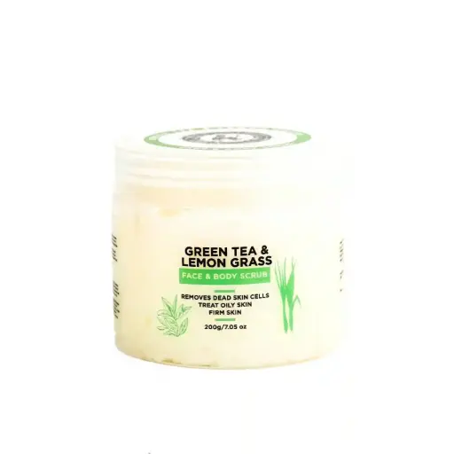 Exfoliating Body Scrub Shea Butter & Green Tea 