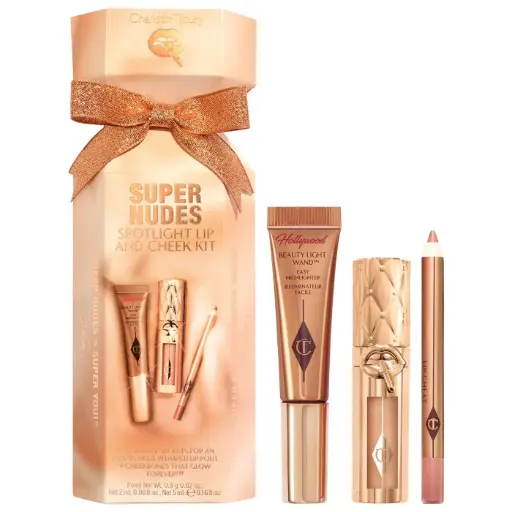 [08170100] Lip and Cheek Trio Makeup Gift Set Supernudes