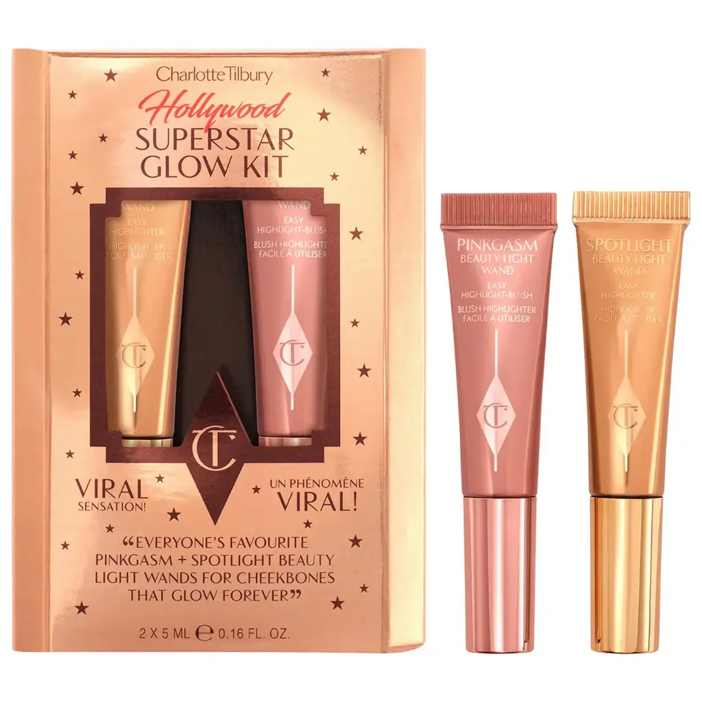 [08170400] Mini Hollywood Superstar Beauty Highlighter Wand Duo Gift Set