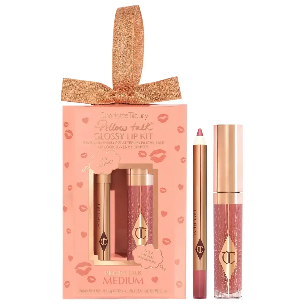 [08170800] Mini Pillow Talk Glossy Lip Duos Medium