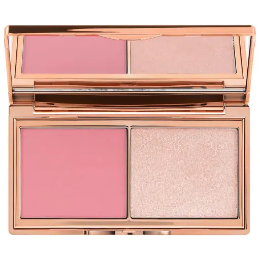 [08171900] Mini Hollywood Blush & Glow Palette Fair-Medium