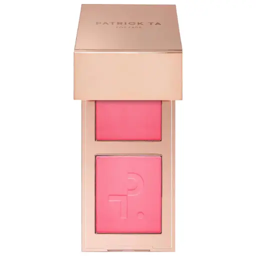 [08100200] Mini Major Headlines Double-Take Crème & Powder Blush Duo She's That Girl - soft pink