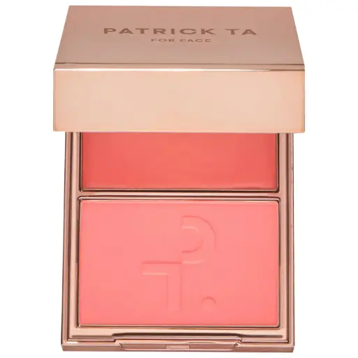 [08100300] Major Headlines Double-Take Crème & Powder Blush Duo She's the Moment-golden peach