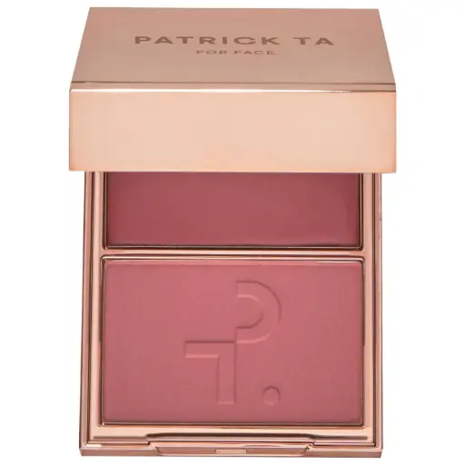 [08100400] Major Headlines Double-Take Crème & Powder Blush Duo  She Goes To The Gym-cool mauve rose