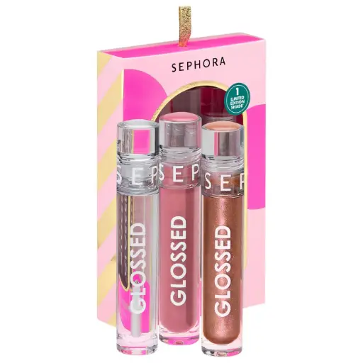 [08130100] Glossed Lip Gloss Trio Gift Set
