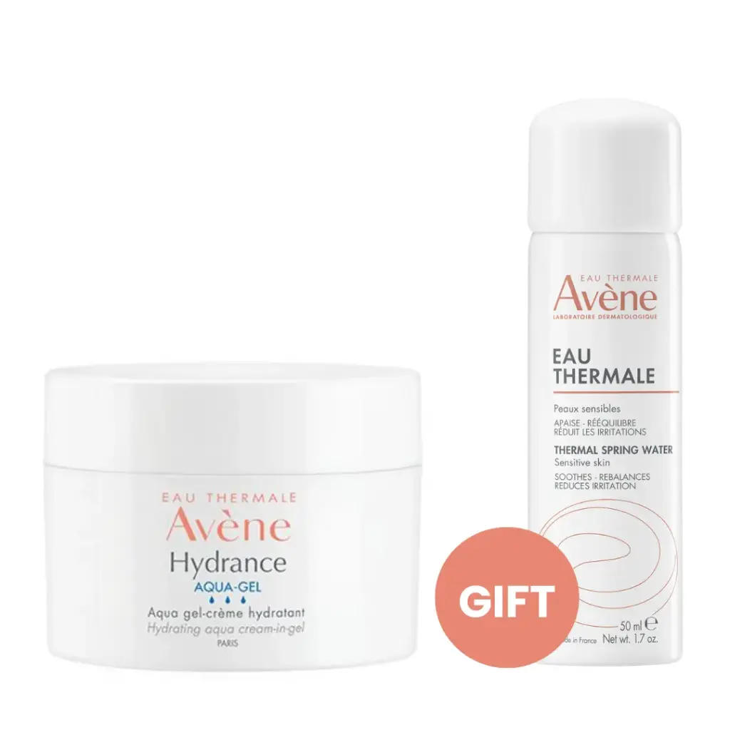 [01100115] Buy Avène Hydrance Aqua-Gel Get Eau Thermale Spray 50ML 24 Hour Hydration Boost