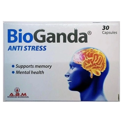 [IN112352] BioGanda (Ashwagandha) Anti Stress Cap X30