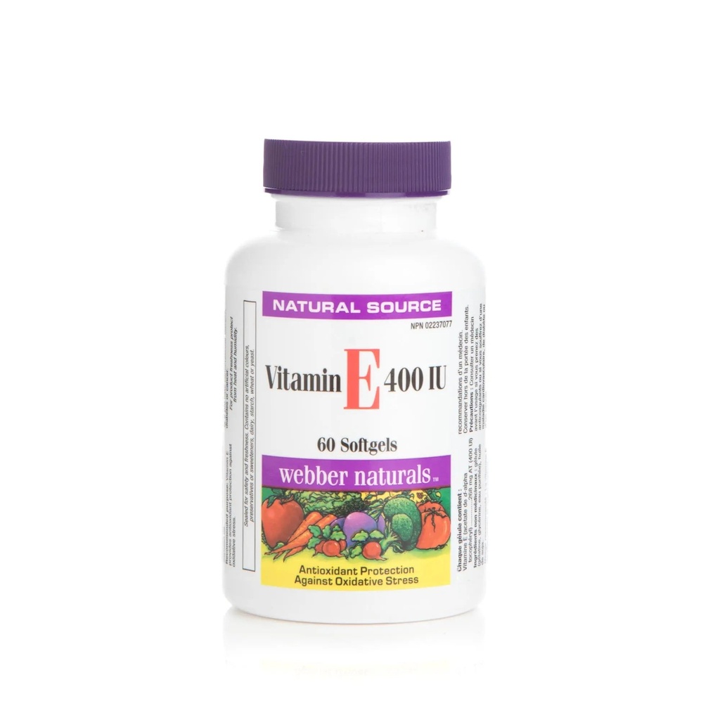 [IN049497] Vitamin E Natural Source 400ui 60 Cap