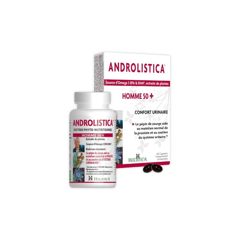 [IN079310] ANDROLISTICA HOMMES 50+ MAINTIEN DE LA PROSTATE 40 CAPSULES