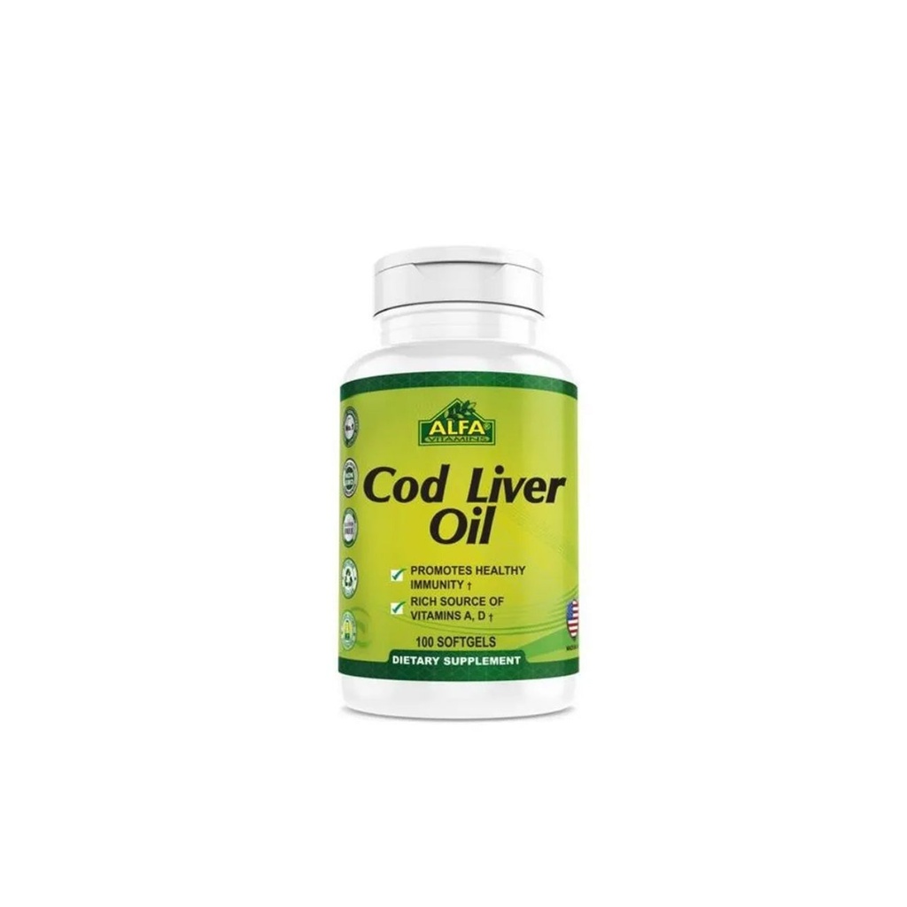 [IN078487] Cod Liver Oil - Fish Liver Oil 1250 IU