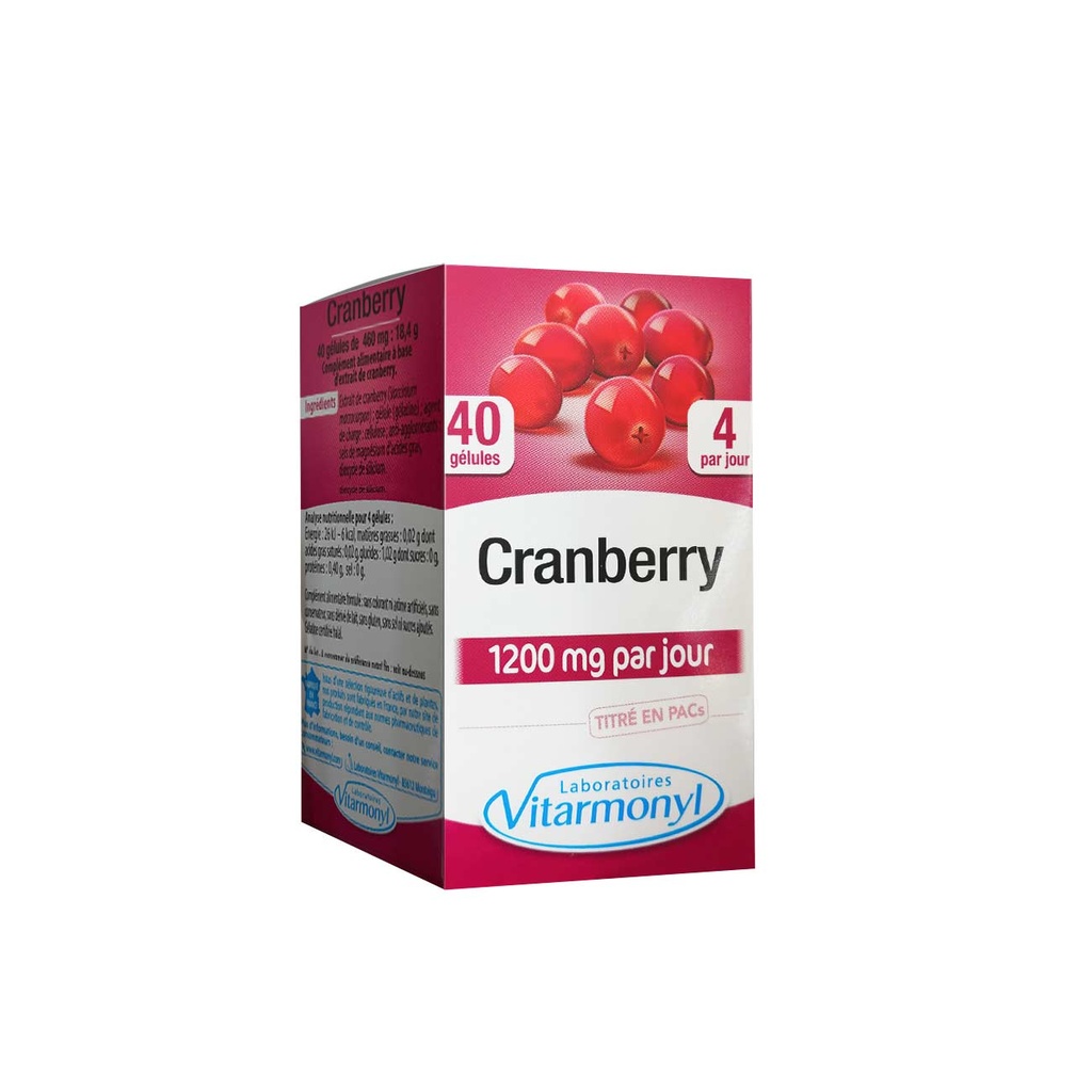 [IN085344] Cranberry 1200mg 40 Cap