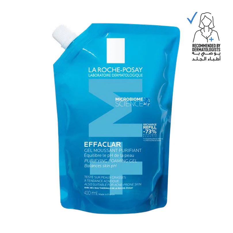 Effaclar Acne Purifying Foaming Gel Cleanser for Oily Skin Refill 400ml