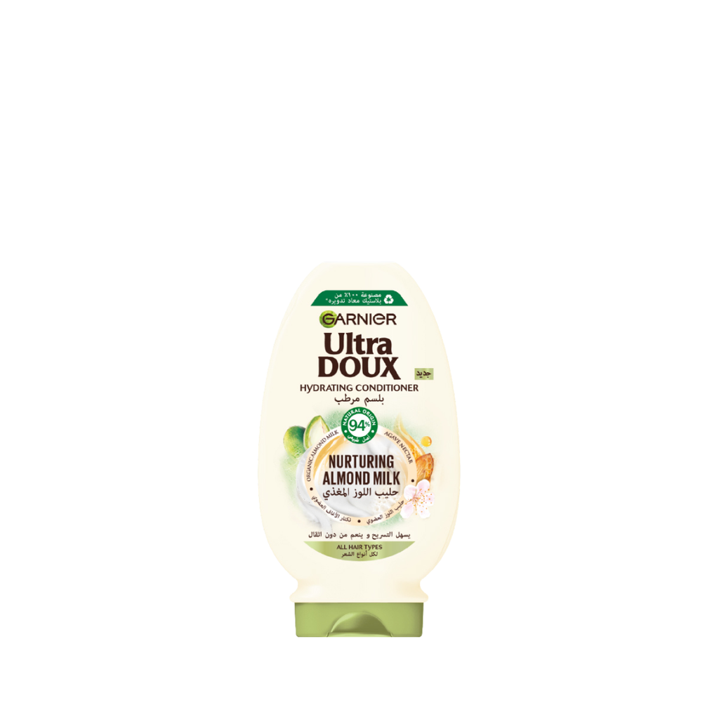 [30217723543690] Garnier Ultra Doux Almond Milk and Agave Sap Normal Hair Conditioner - 200ml