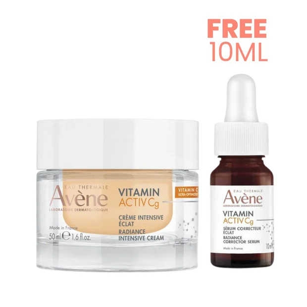 AVENE ACTIV CG RADIANCE INTENSIVE CREAM 50ML+ACTIV CG SERUM 10ML
