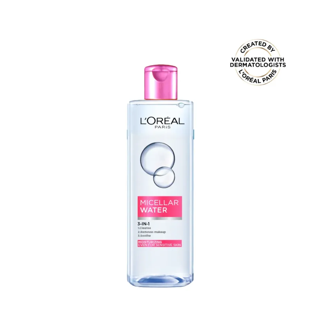 3-in-1 Refreshing and Moisturizing Micellar Water for Sensitive and Normal to Dry Skin